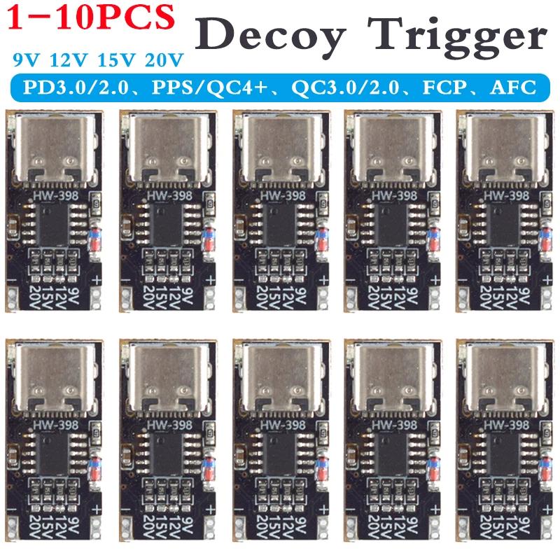 PD/QC/AFC TYPE-C   USB νƮ  , PD3.0, 2.0 PPS, QC4 + FCP AFC,  ,   , 1-10 